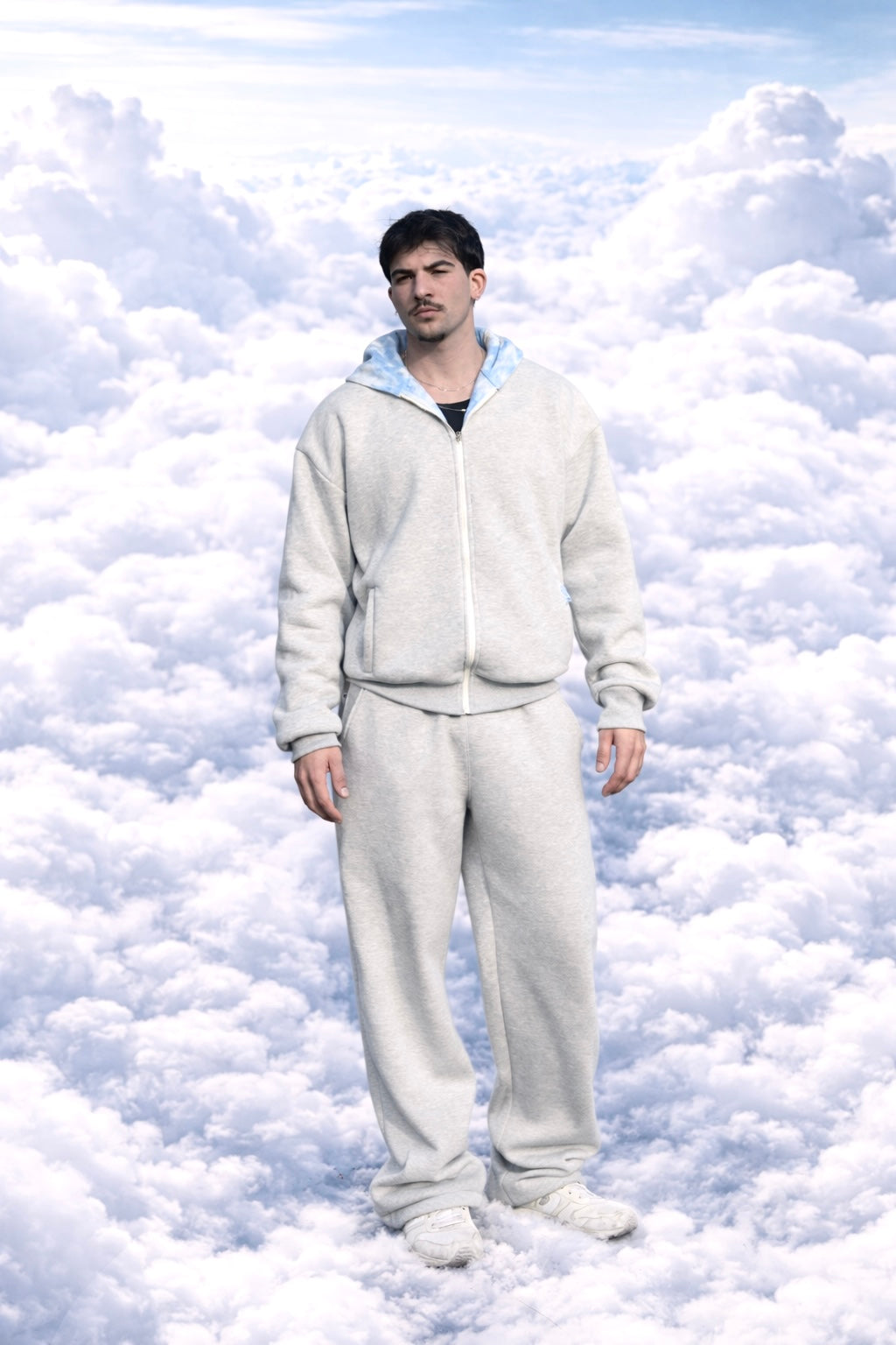 SKY ZIP SWEATPANTS