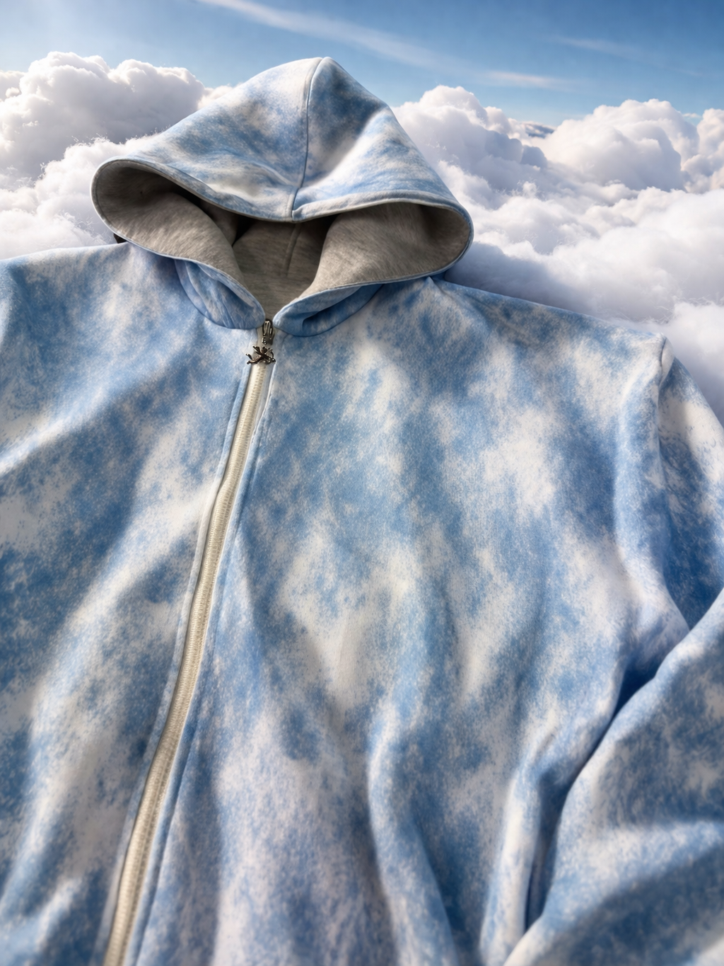 SKY BORED ZIP HOODIE