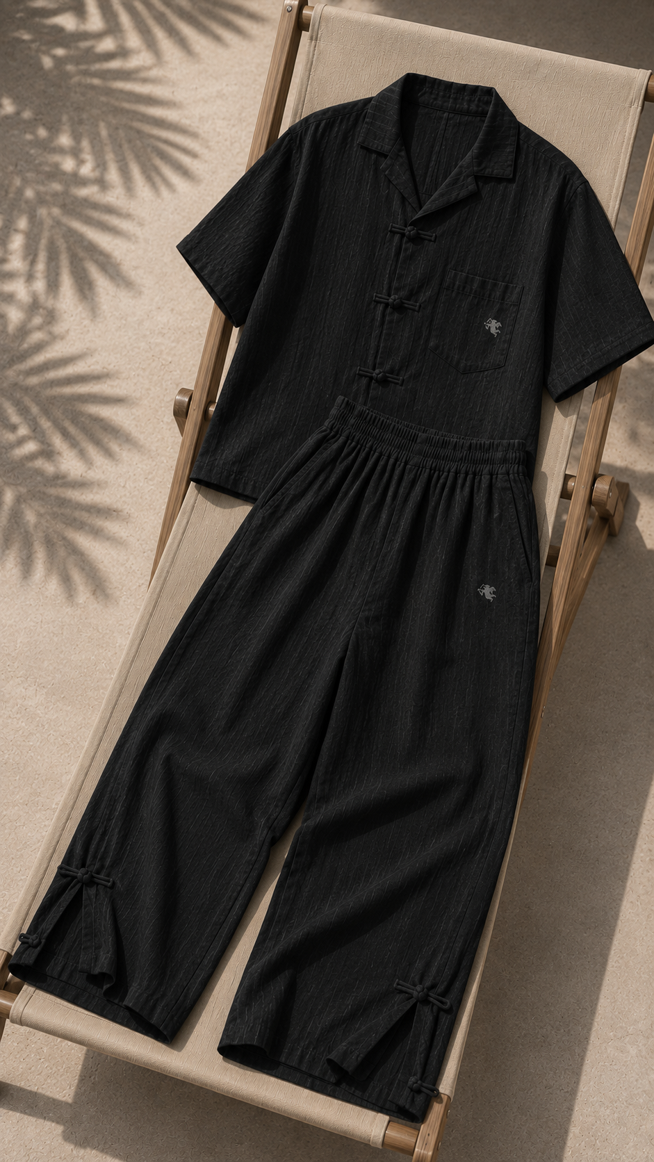 BORED LINE PANTS BLACK