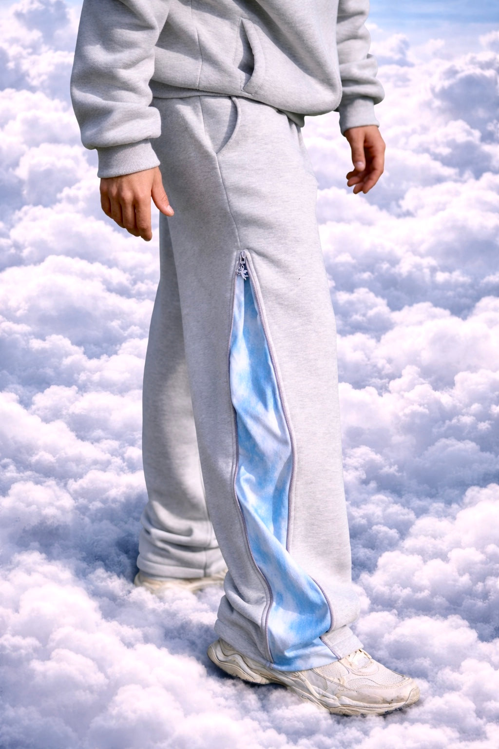 SKY BORED ZIP SUIT