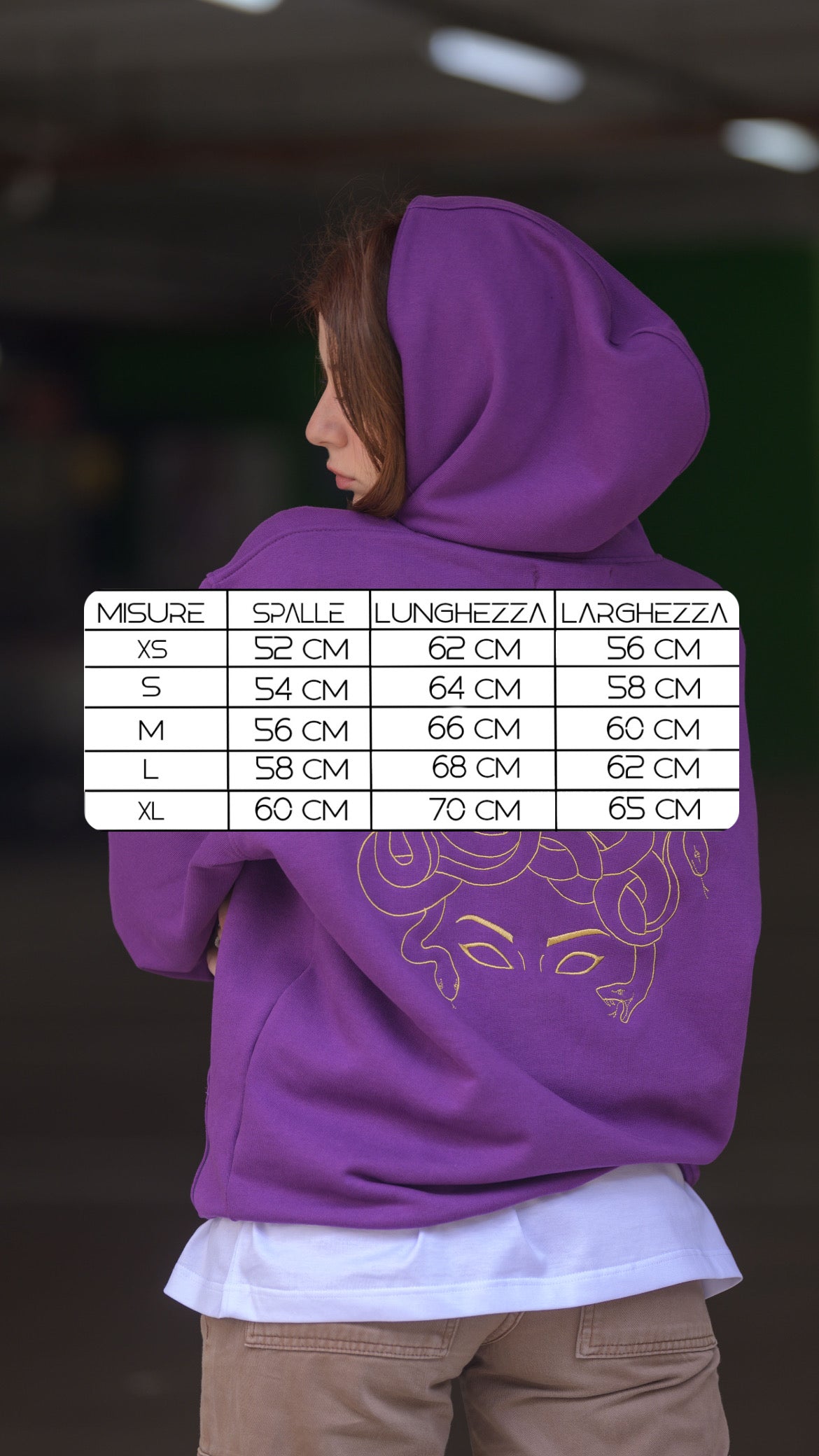 MEDUSA HOODIE VIOLET