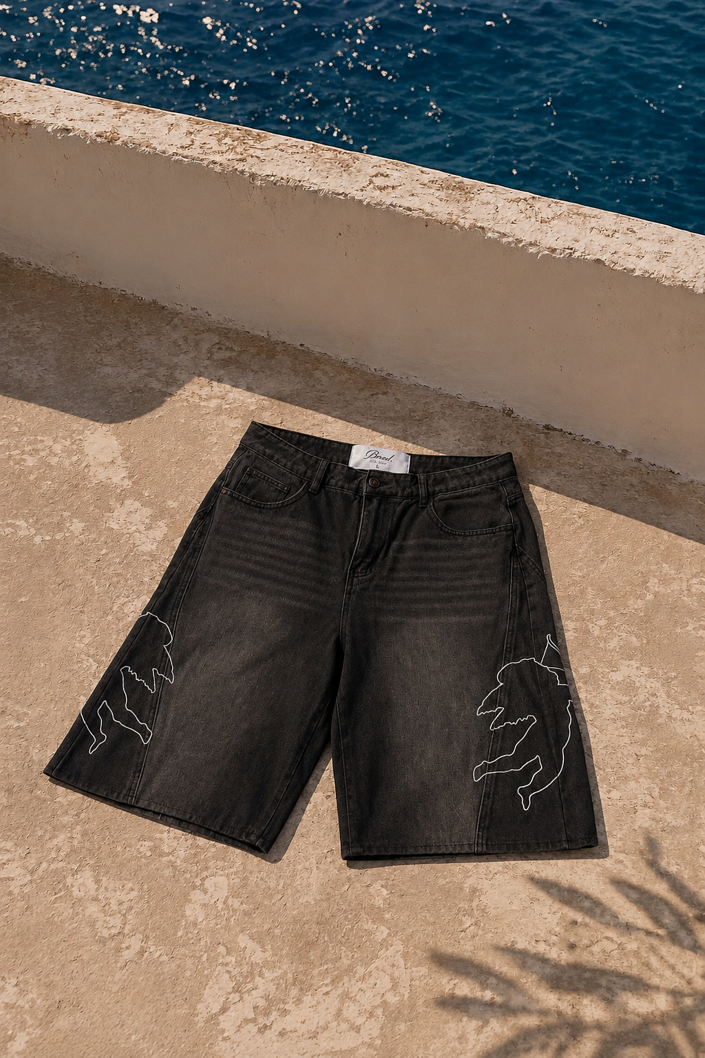 BORED CUPID DENIM JORTS