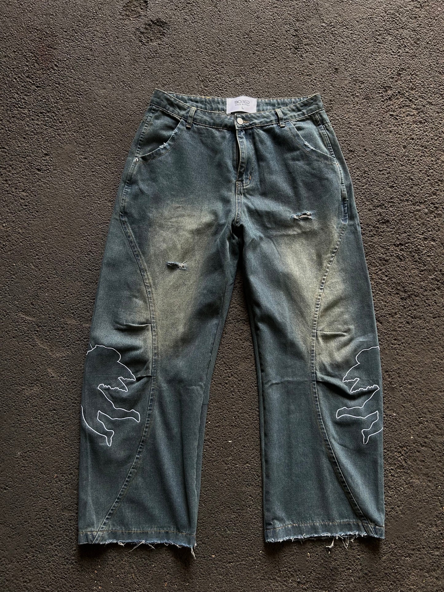 ANGELS BAGGY JEANS RUST