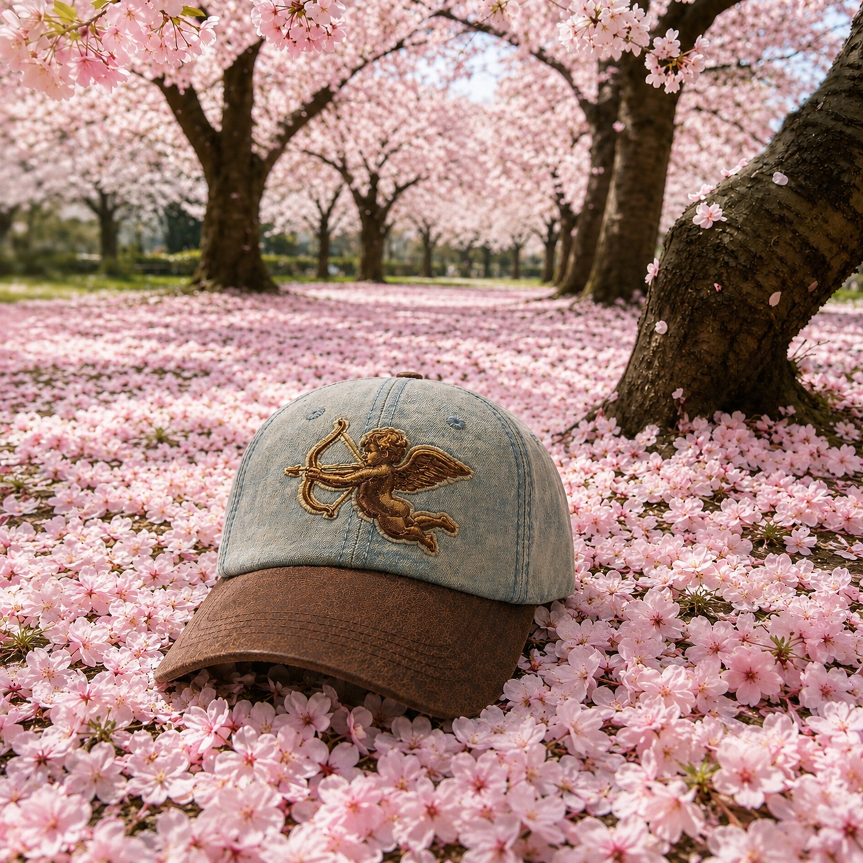 SAKURA DENIM CAP
