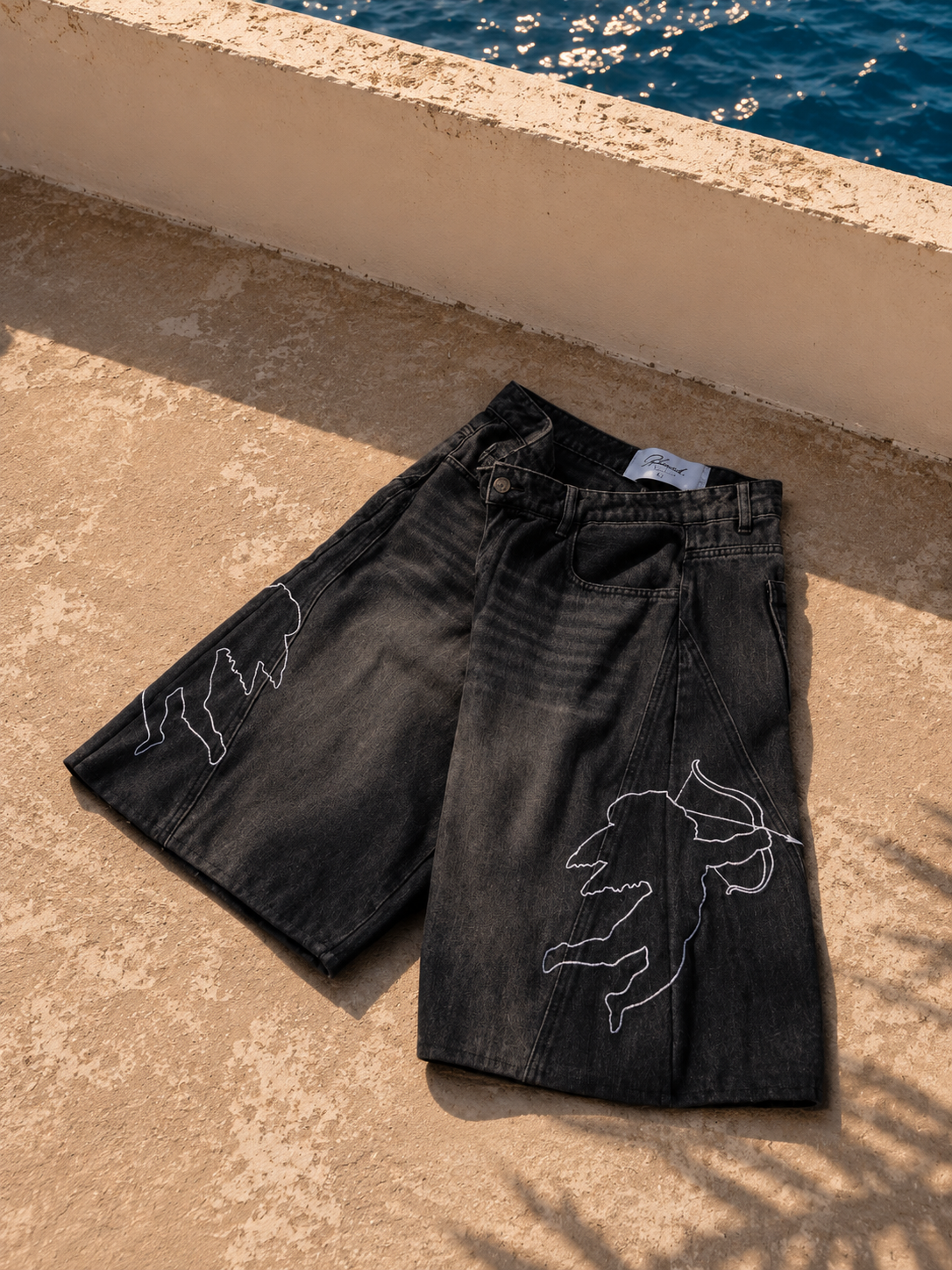 BORED CUPID DENIM JORTS