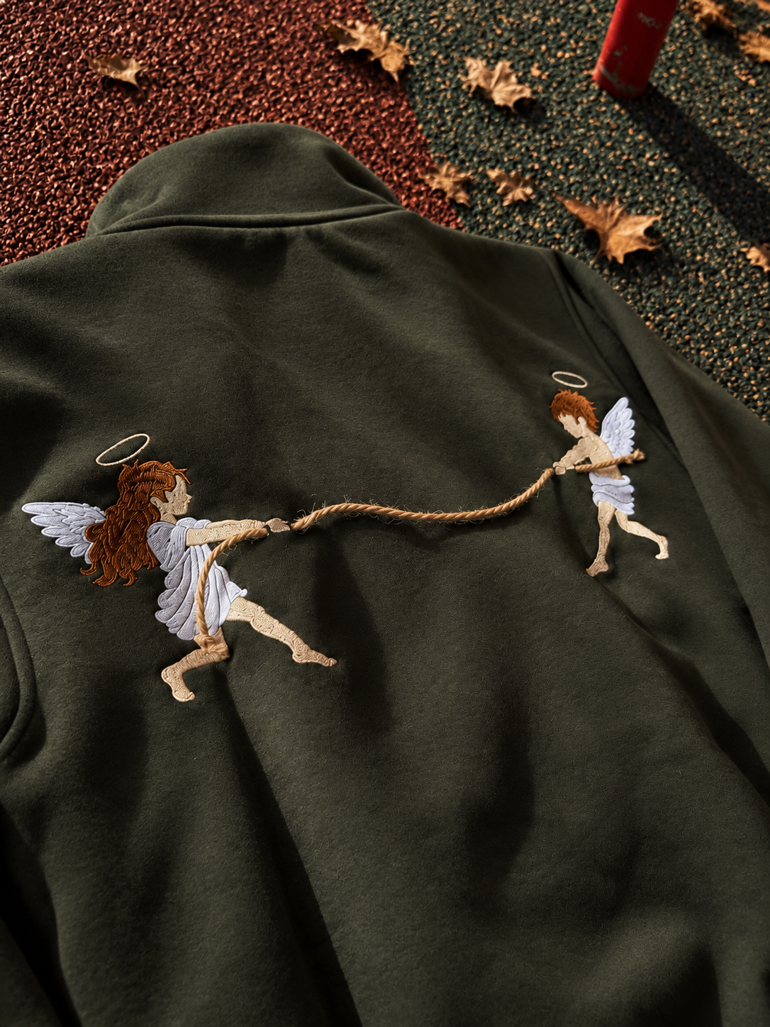 TUG OF WAR HALF ZIP