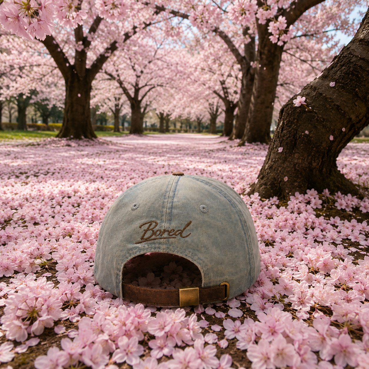 SAKURA DENIM CAP