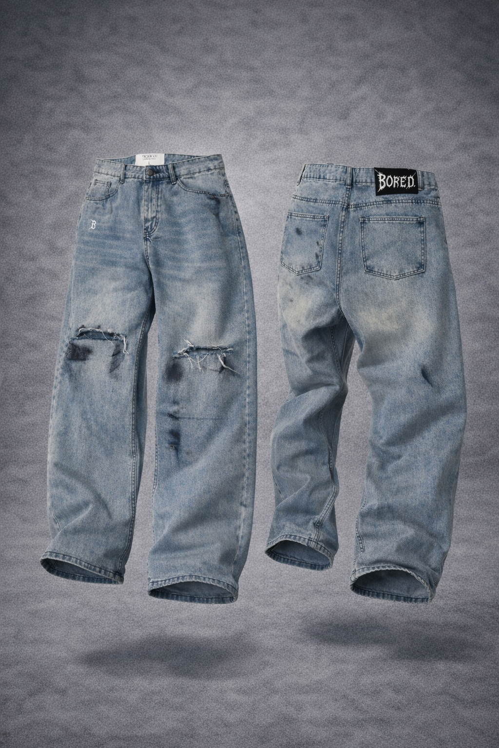 DIRTY BAGGY JEANS