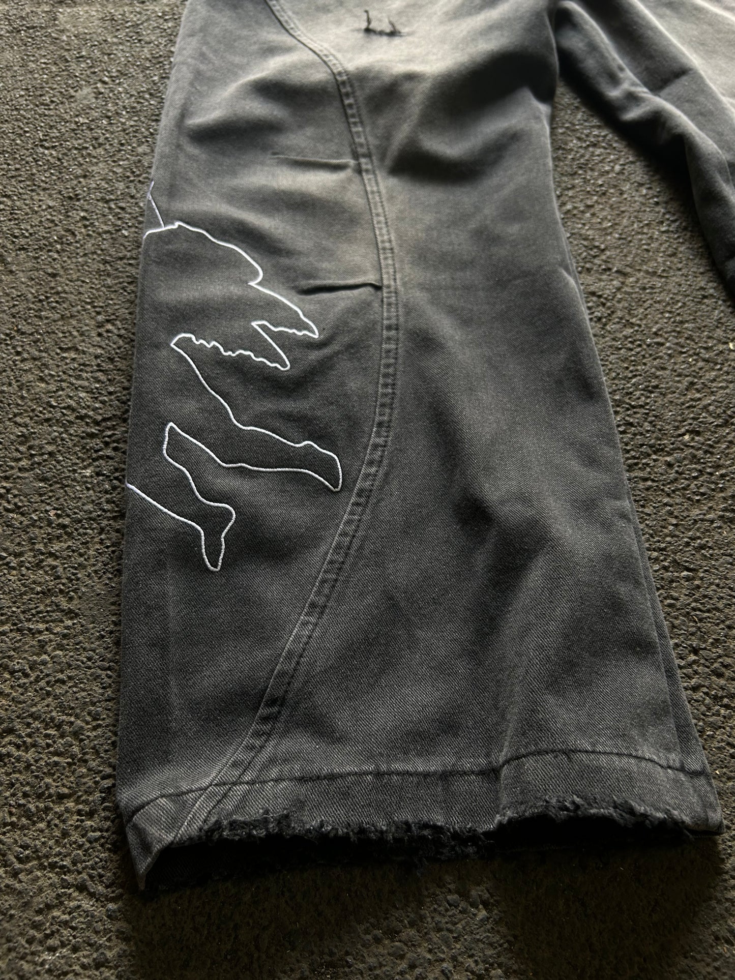 ANGELS BAGGY JEANS BLACK