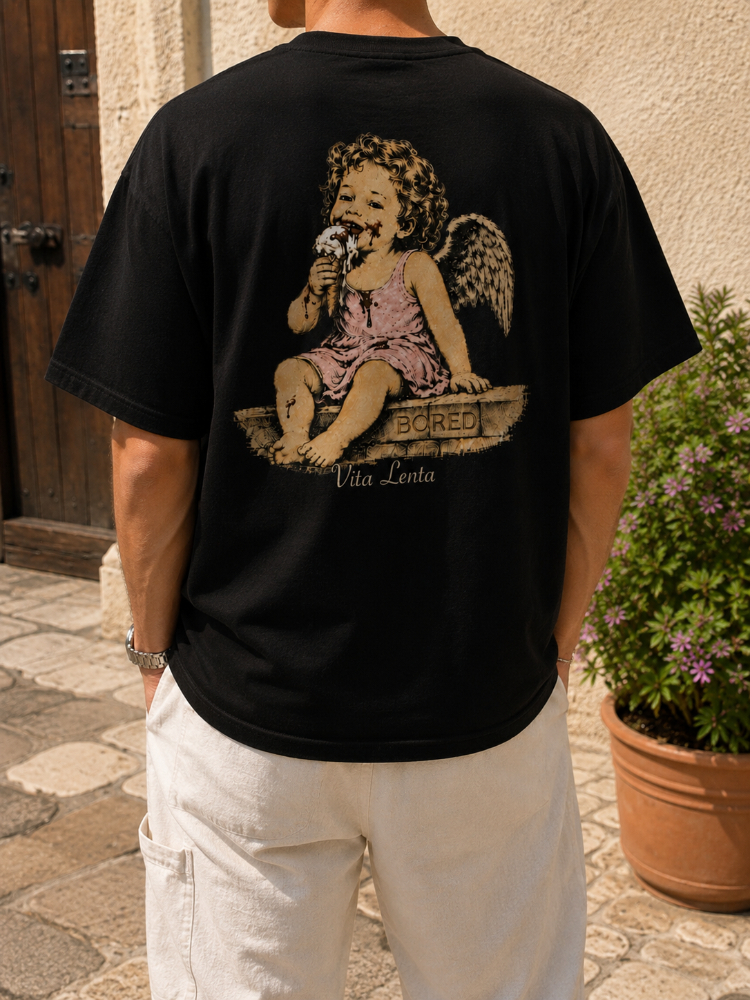 VITA LENTA ICE CREAM TEE Black