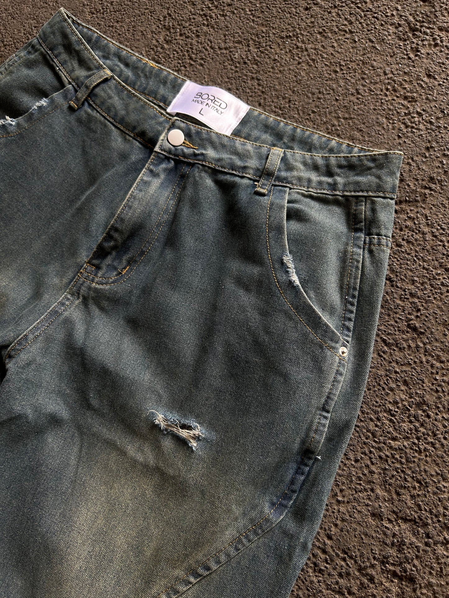 ANGELS BAGGY JEANS RUST