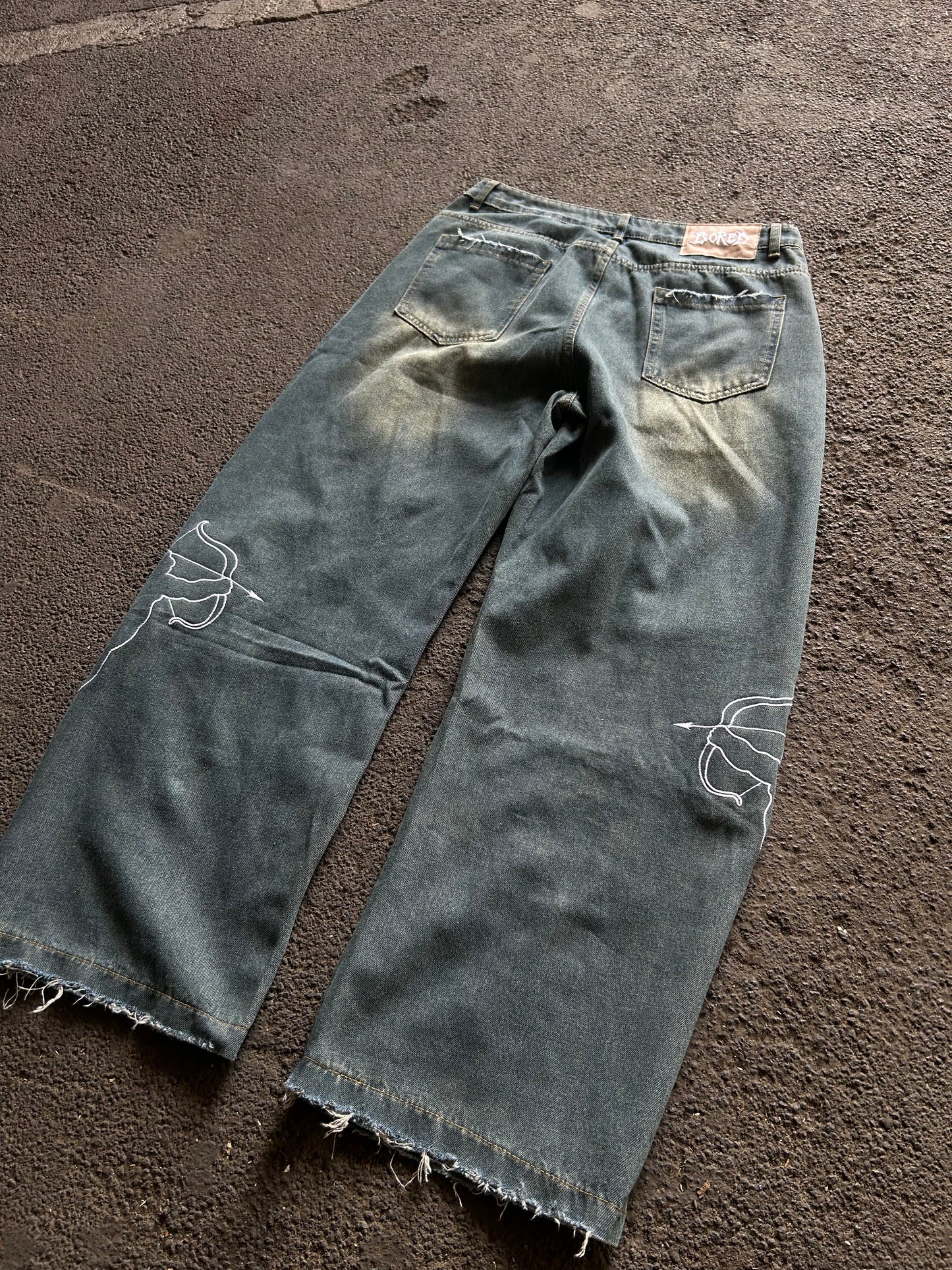 ANGELS BAGGY JEANS RUST