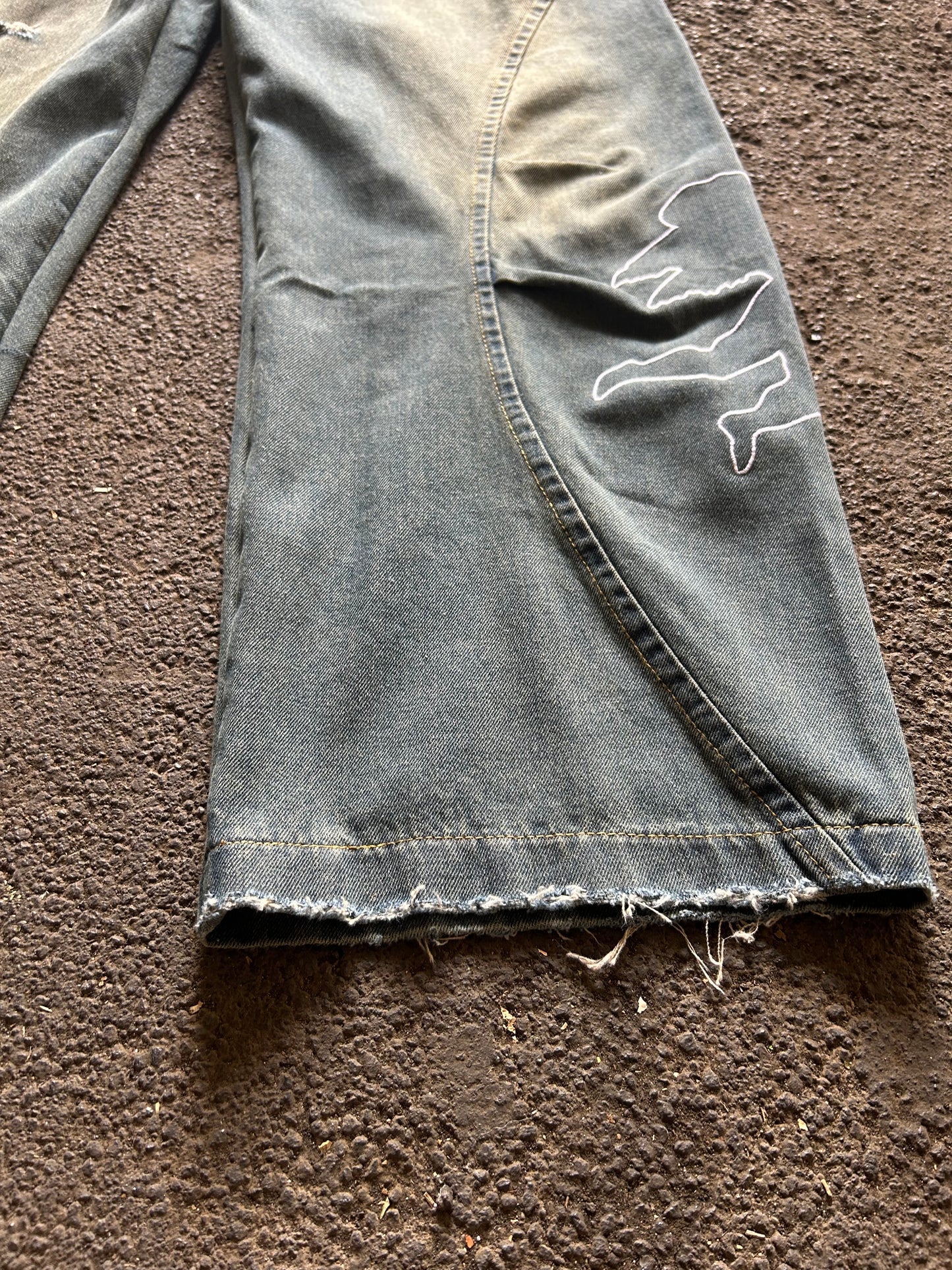 ANGELS BAGGY JEANS RUST