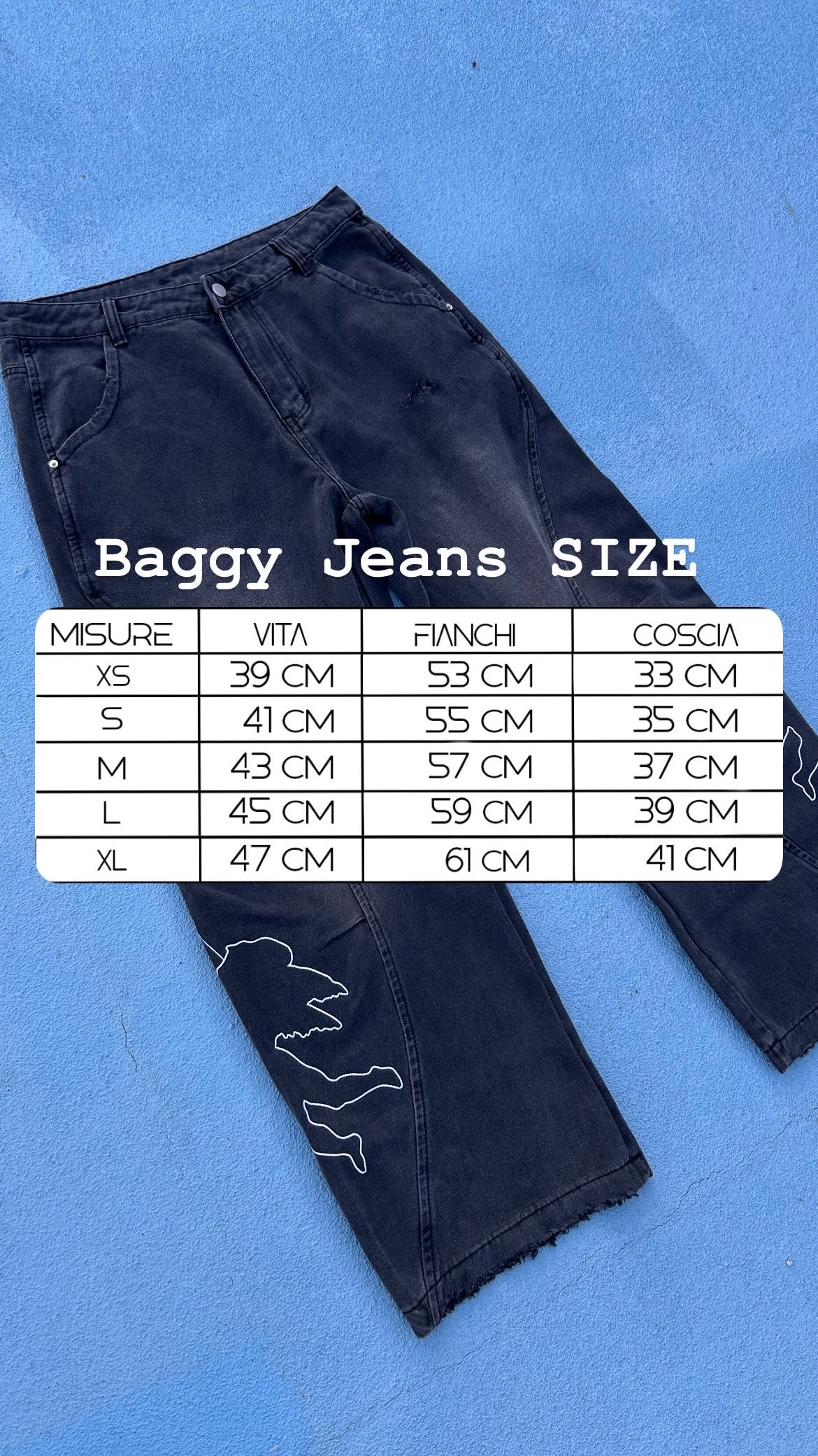 ANGELS BAGGY JEANS BLACK