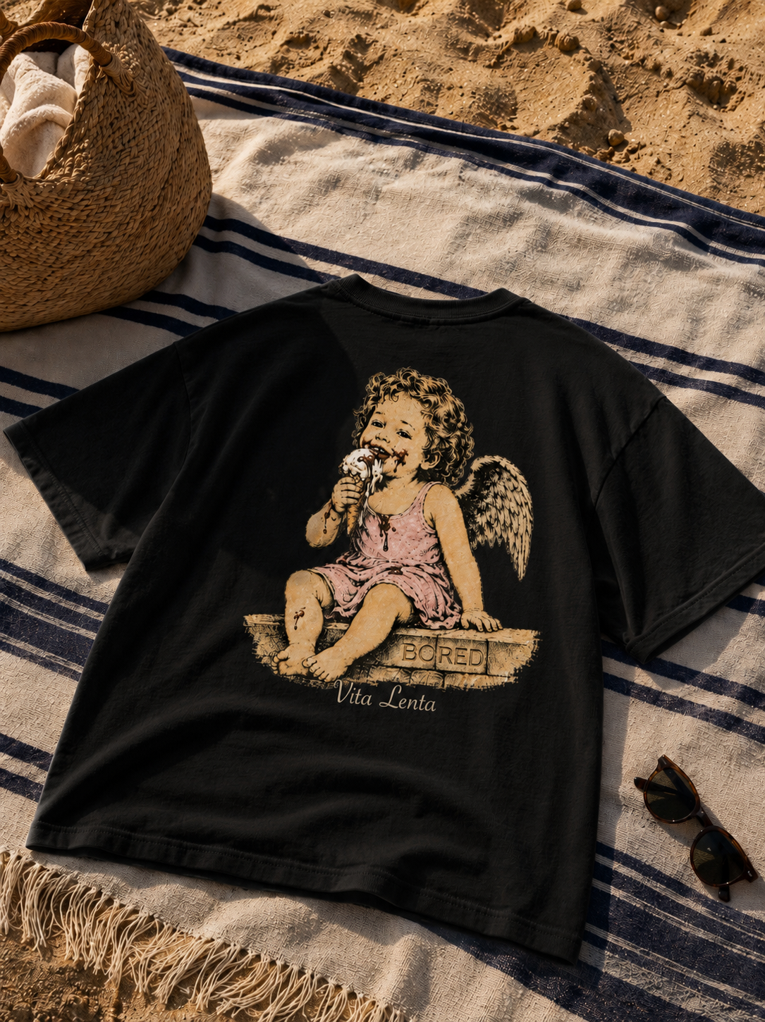 VITA LENTA ICE CREAM TEE Black