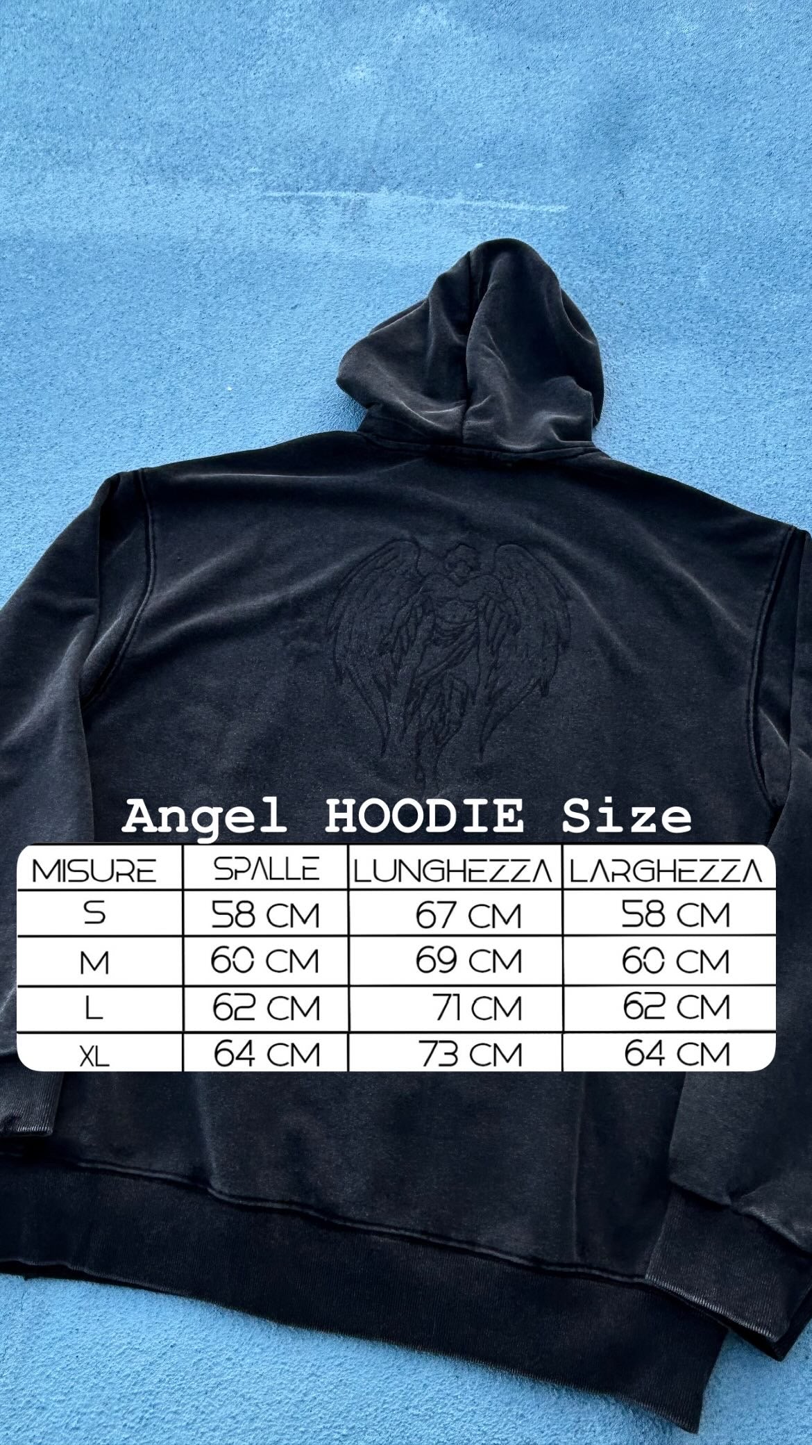 ANGEL BLACK HOODIE