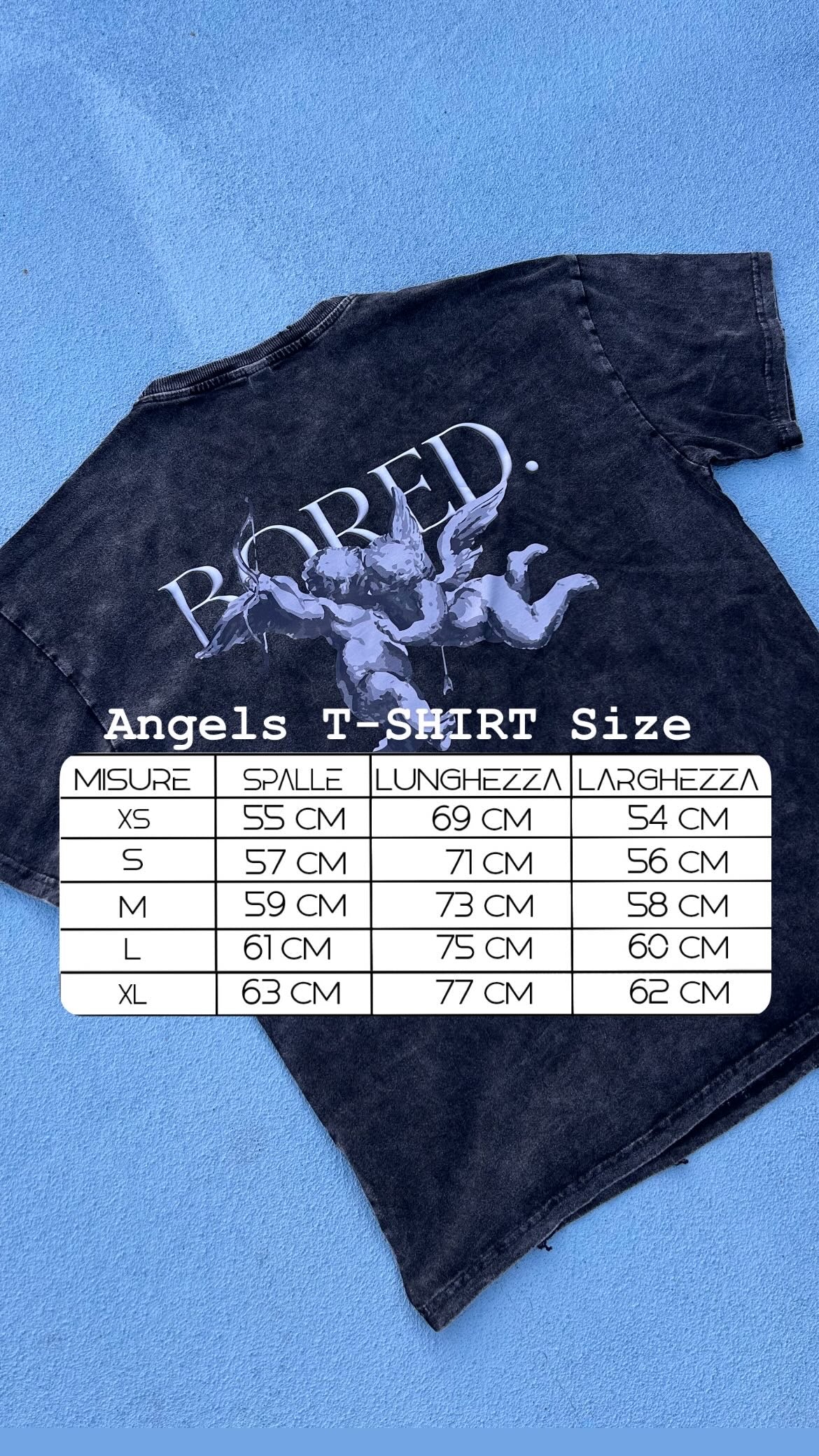 BORED ANGELS T-SHIRT black