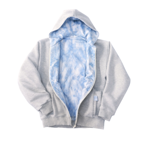 SKY BORED ZIP HOODIE