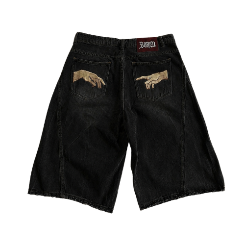 CREATION BORED JORTS Black