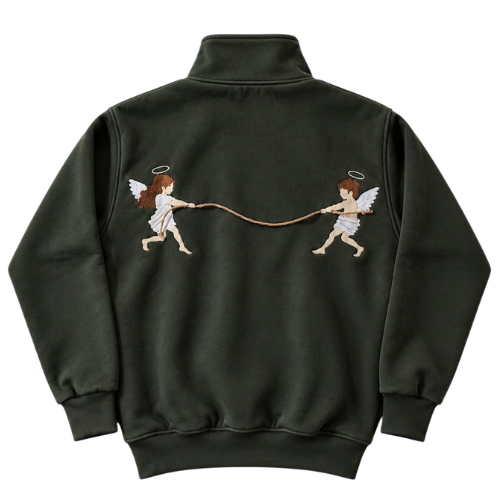 TUG OF WAR HALF ZIP